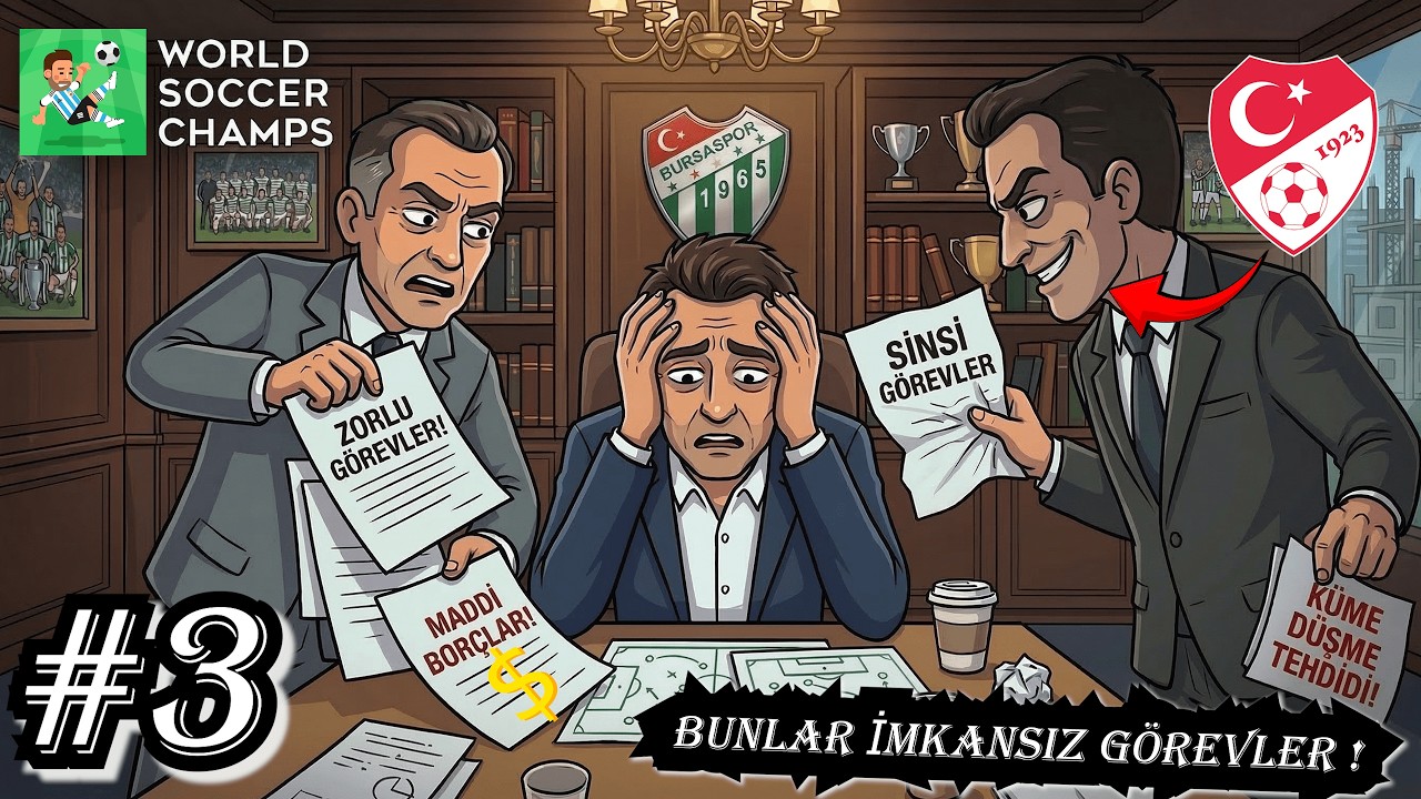 ‼️ 4 Büyüklere karşı ilk sezon! AŞIRI ZOR GÖREVLER VERİLDİ ⁉️ ⚽️ (WSC KARİYER) BÖLÜM #3 ⚽️