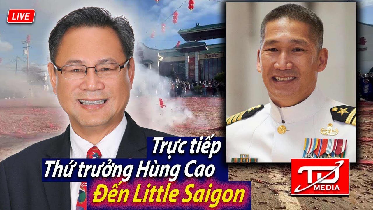 Trực tiếp Thứ trưởng Hùng Cao đến Little Saigon