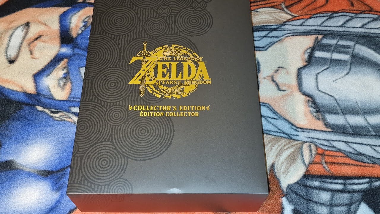 Unboxing Zelda Tears of the kingdom Collector's Edition