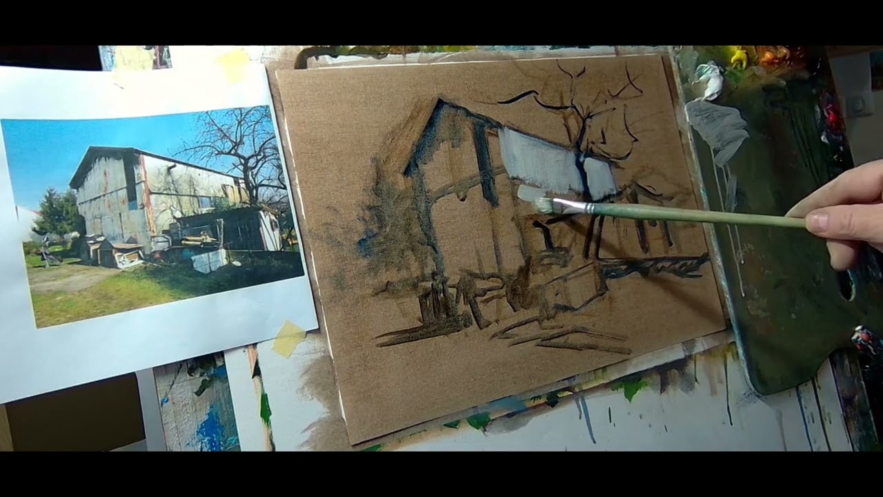 Christian Arnould /démo Oil painting