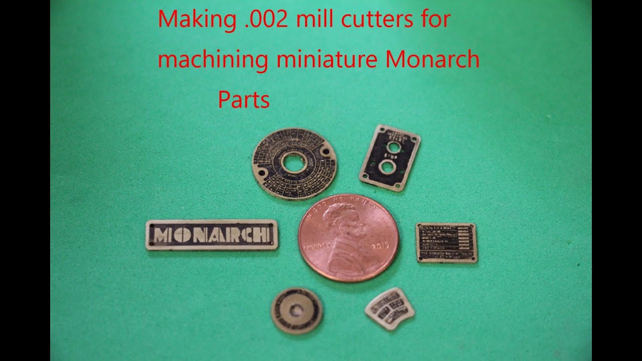 Making a .002 milling cutter from a dental burr in 30 seconds