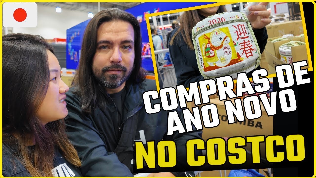 Compras no COSTCO para comemorar nosso primeiro ANO NOVO NO JAPÃO! 2026!