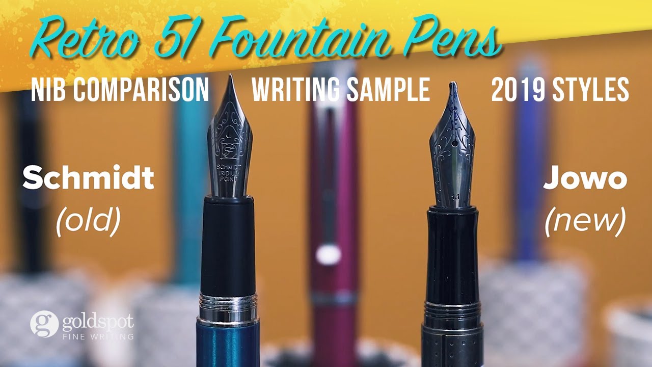 Retro 1951 Fountain Pen Introduction and Nib Comparison