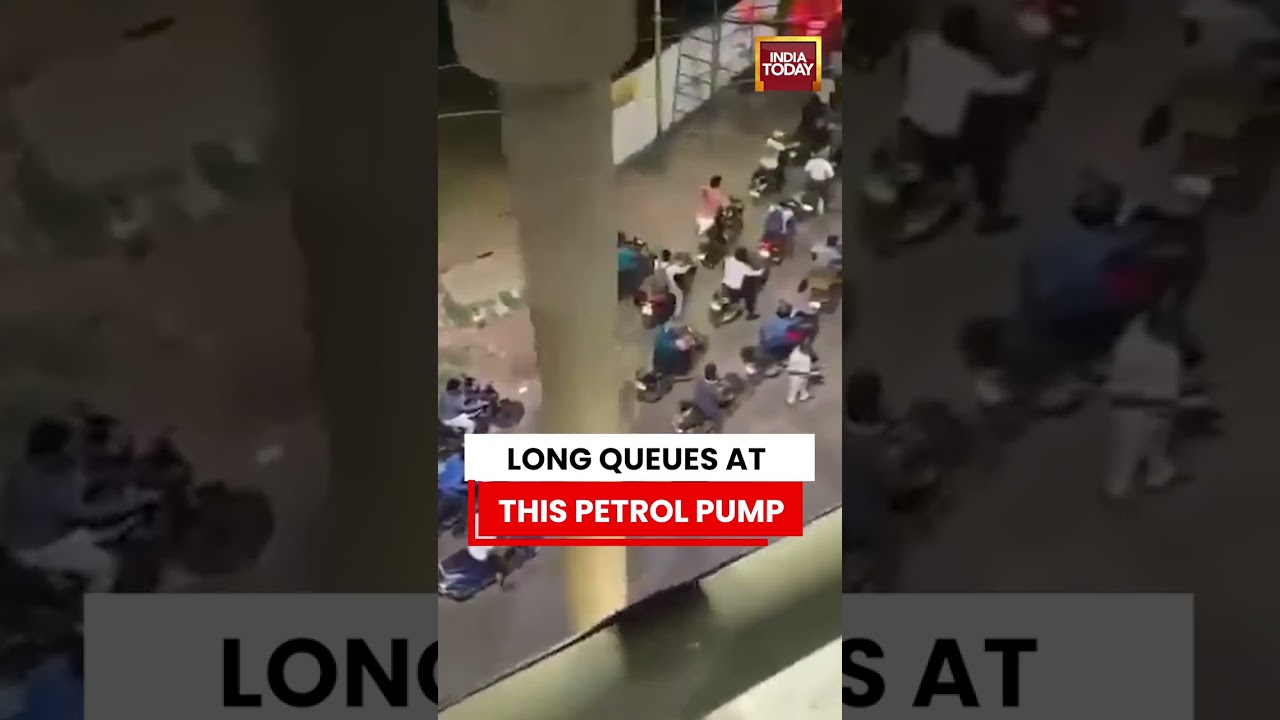 Bhubaneswar Viral video: Long Queues Seen at Bhubaneswar Petrol Pumps as Fuel Crisis Deepens #fuel