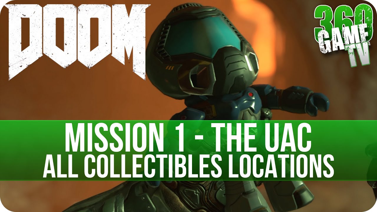 Doom Mission 1 All Collectibles (Secrets, Collectibles, Data Logs, Automaps, Elite Guards, Drones)