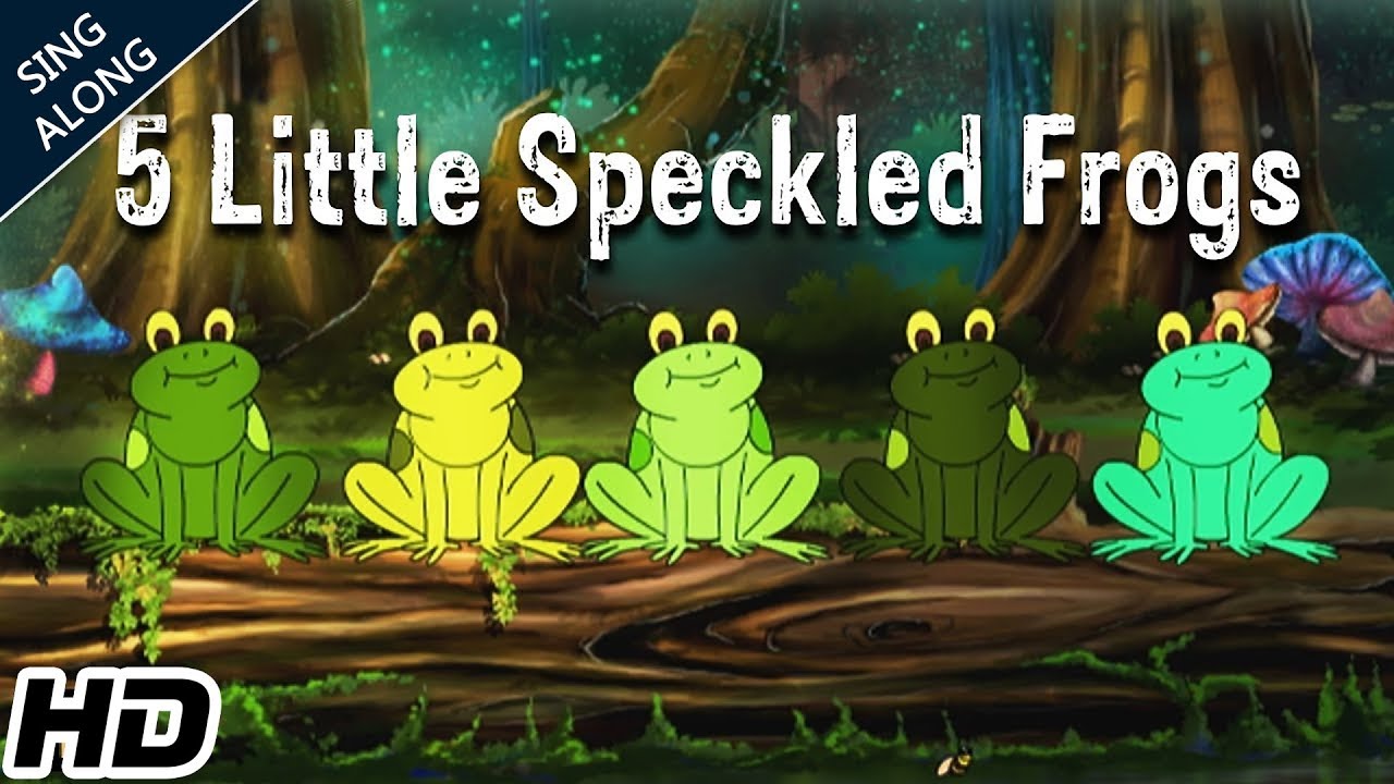 Five Little Speckled Frogs (HD) Nursery Rhyme With Lyrics | Popular Nursery Rhymes | Shemaroo Kids