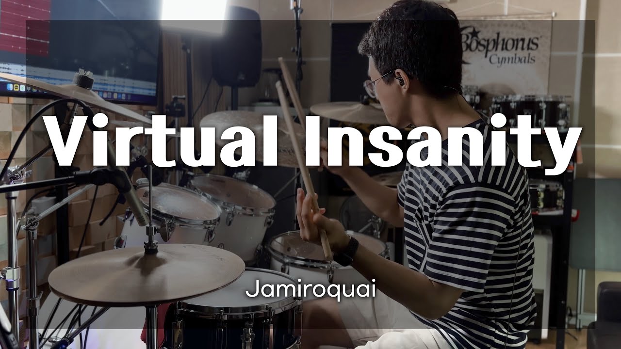 4K l Virtual Insanity - Jamiroquai l pop l drum cover
