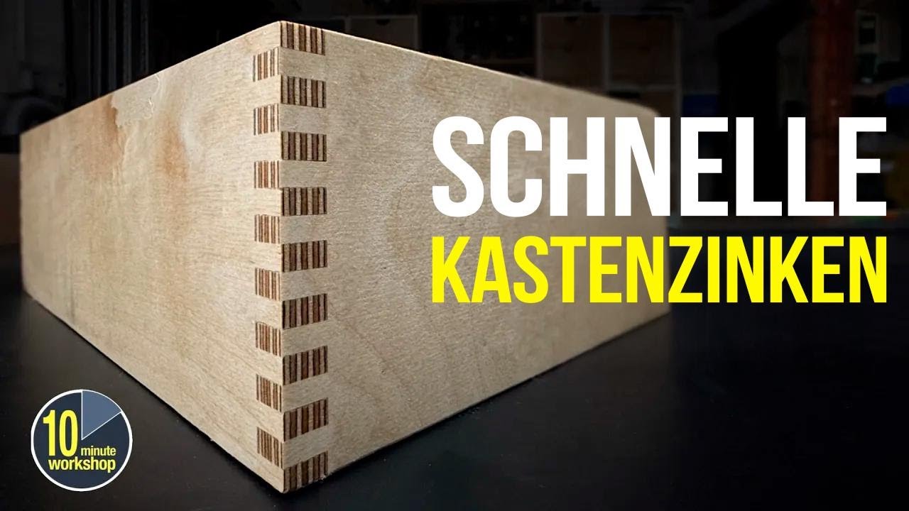 Perfekte Fingerzinken &ndash; schnell, pr&auml;zise & kinderleicht