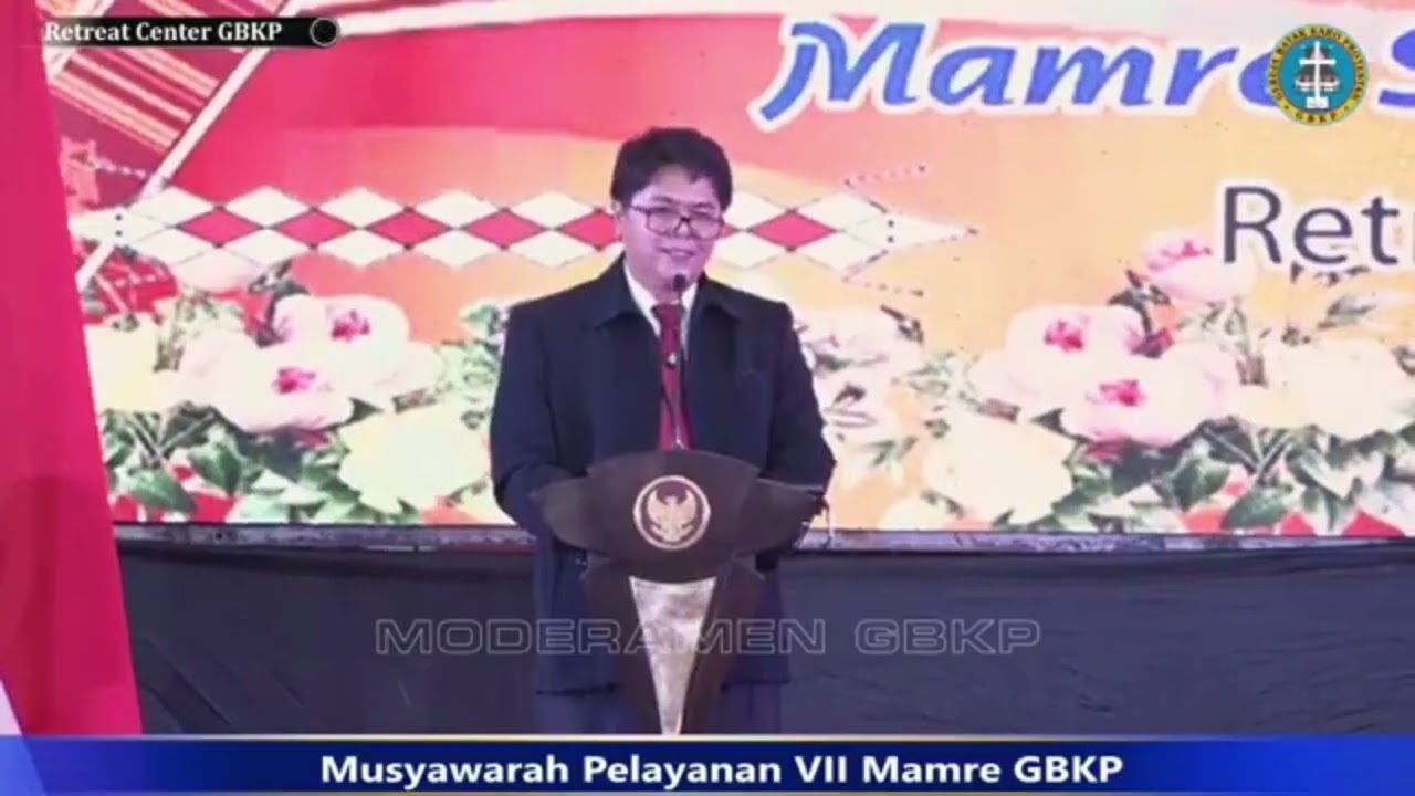 Pidato Ketua Moderamen GBKP Pdt. Krismaa Imanta Barus, MTh  LM pada Mupel Mamre Agustus 2025