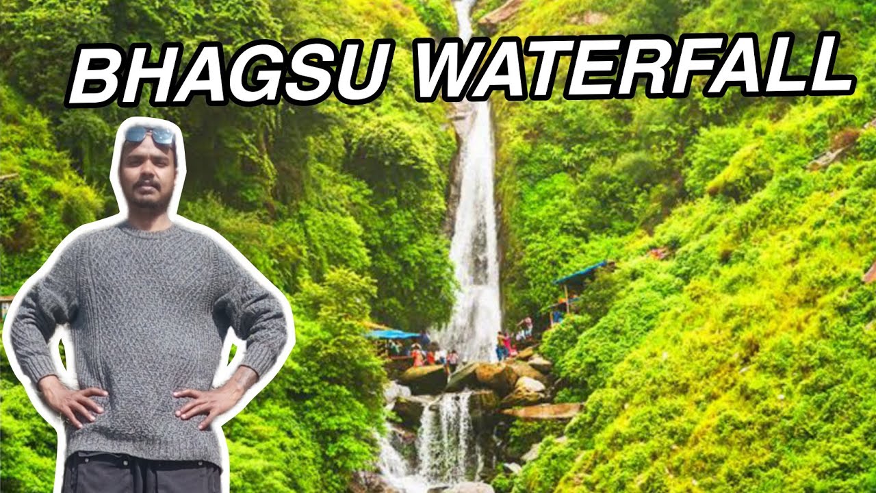 Bhagsu waterfall mcleodganj (Dharamshala) visit kiya 