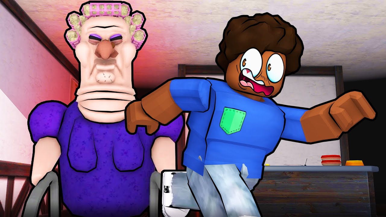 Roblox Escape GRUMPY GRAN! (Scary Obby)