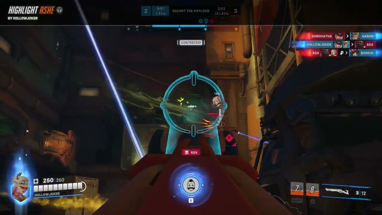 Overwatch 2 || Ashe Highlight part-1|| Season 9