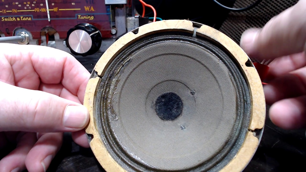 Vintage Radio Restoration - STC A5130 Part 5 - Final - Speaker Repair and Case restored.
