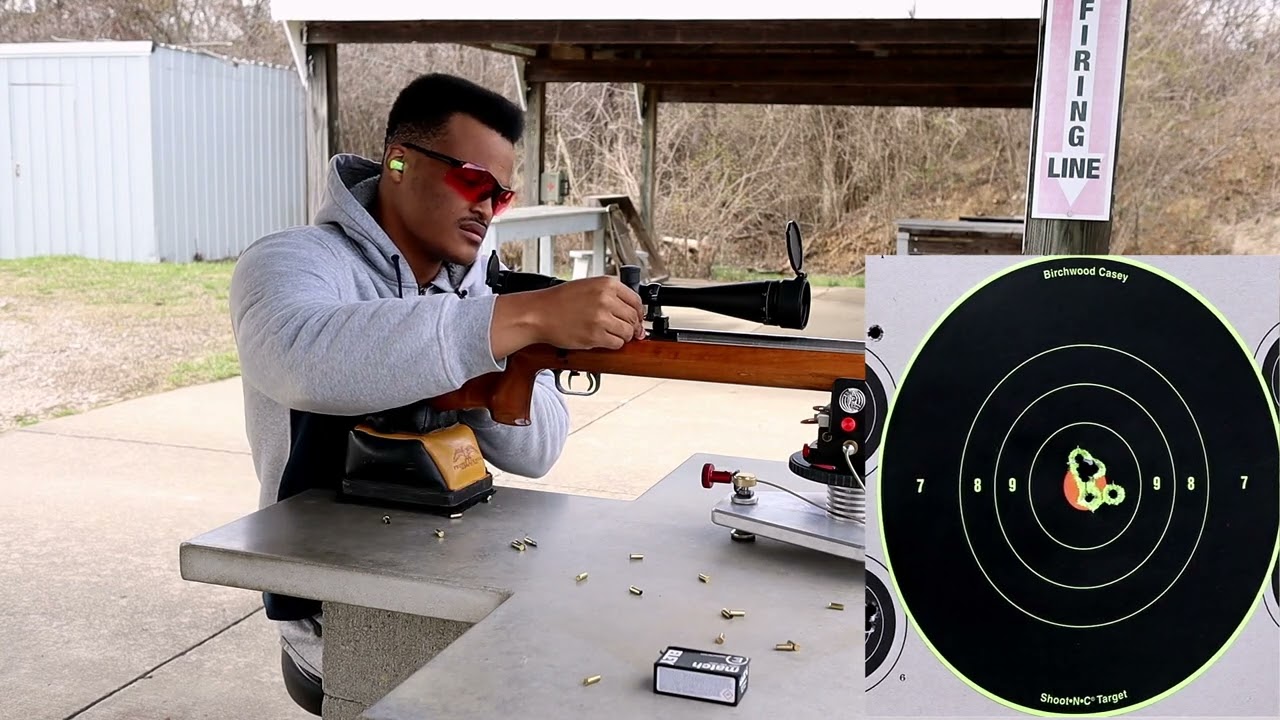 The Great Reveal Anschutz 54 Match Double Set Trigger-Shilen Barrel-Sightron 36x Optic - Eley Match