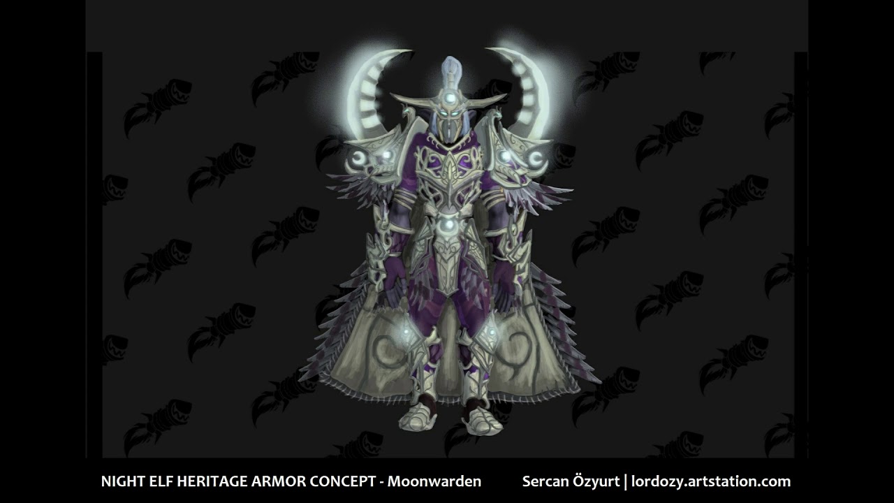 Night Elf Heritage Armor - Fan Concept | lordozy.artstation.com