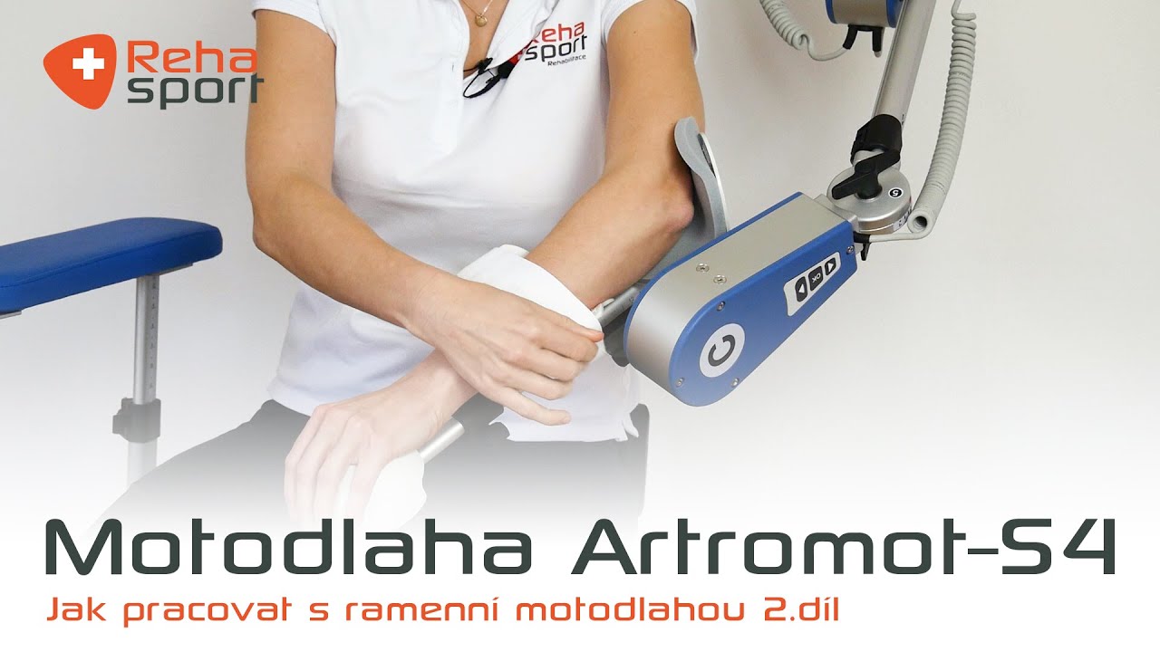 Jak pracovat s ramenní motodlahou Artromot-S4 2. díl | Rehasport.cz
