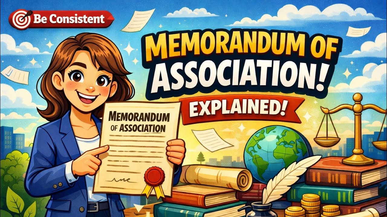 MOA Explained in Simple Language |Memorandum of Association | Company Law