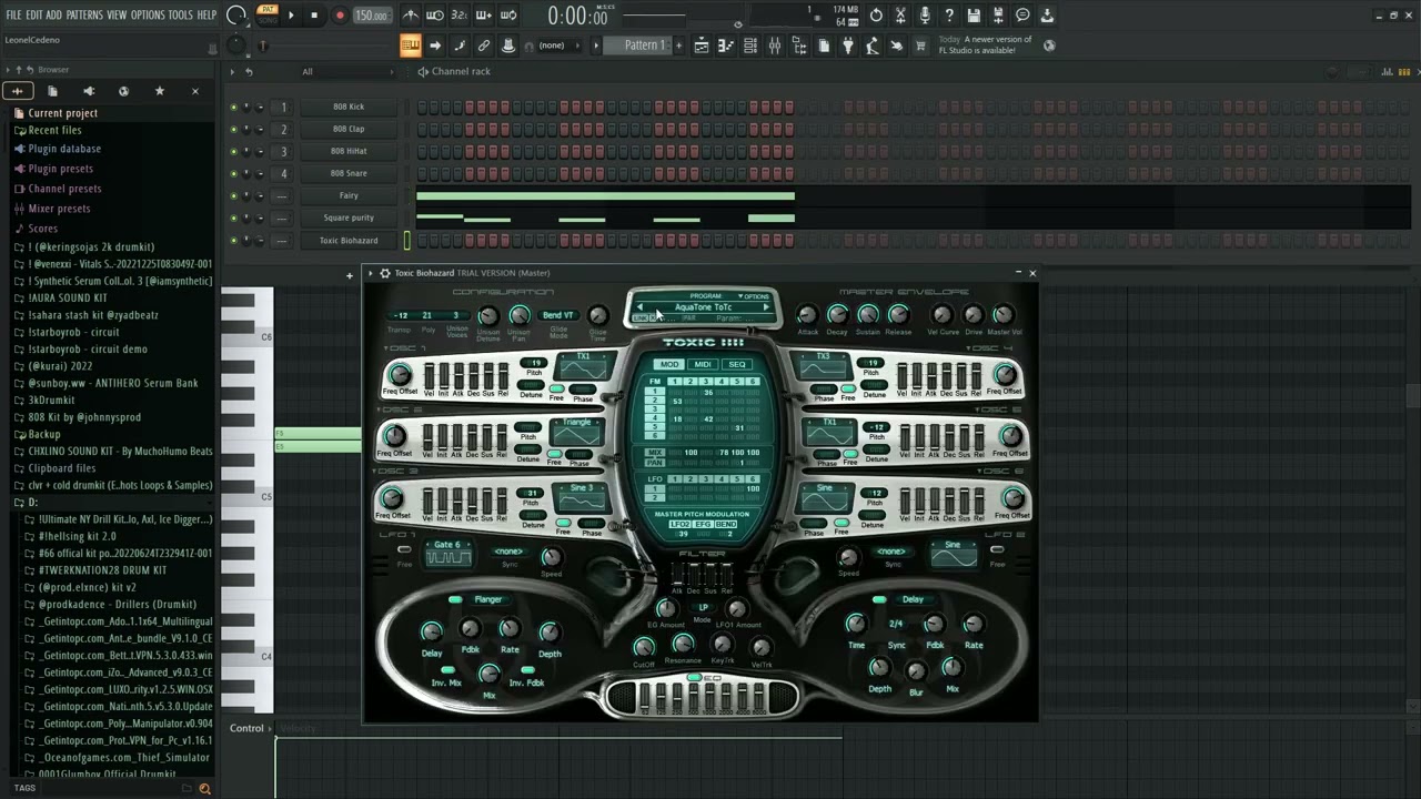 hxxnxn- krxxk melody tutorial (easy)
