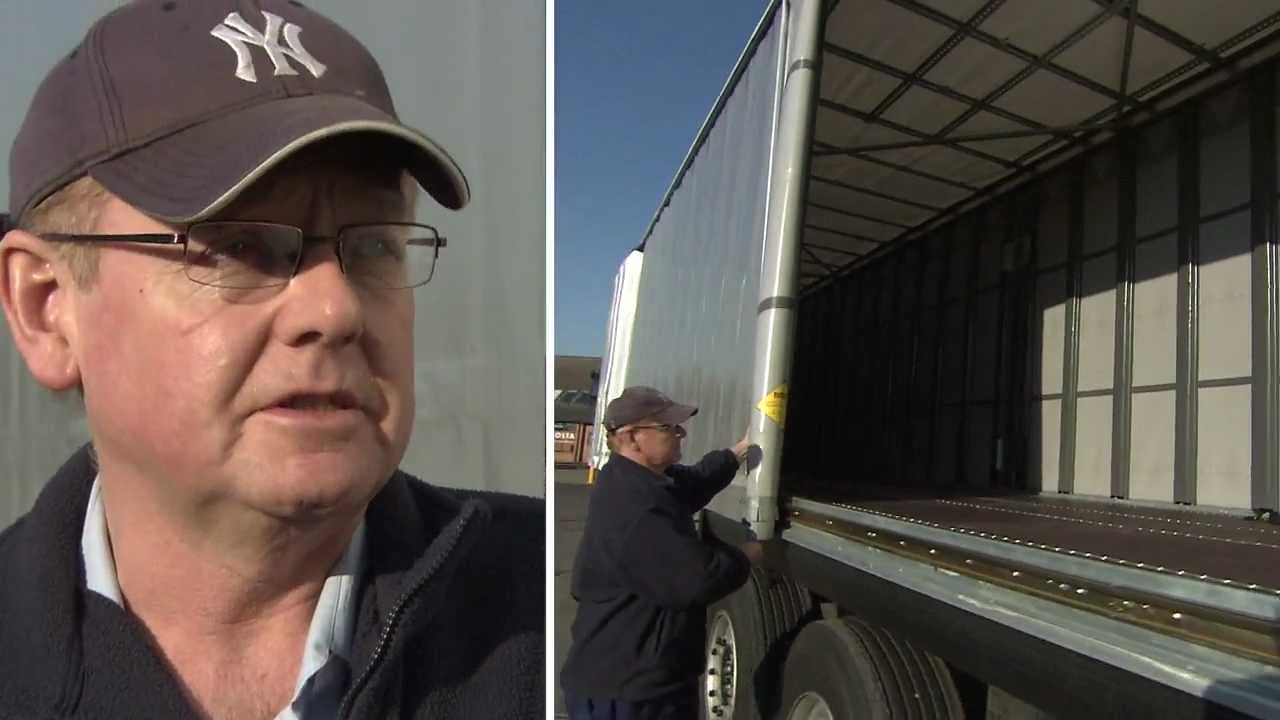 Schmitz Cargobull (UK) Ltd - Speed Curtain trailer demonstration