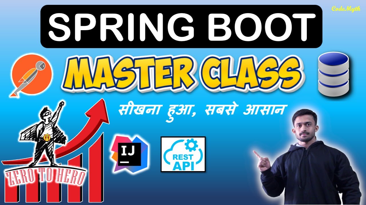 🚀 [HINDI] Spring Boot Master Class - Complete Tutorial In 2024 | 2 Hours Course | @CodeMyth
