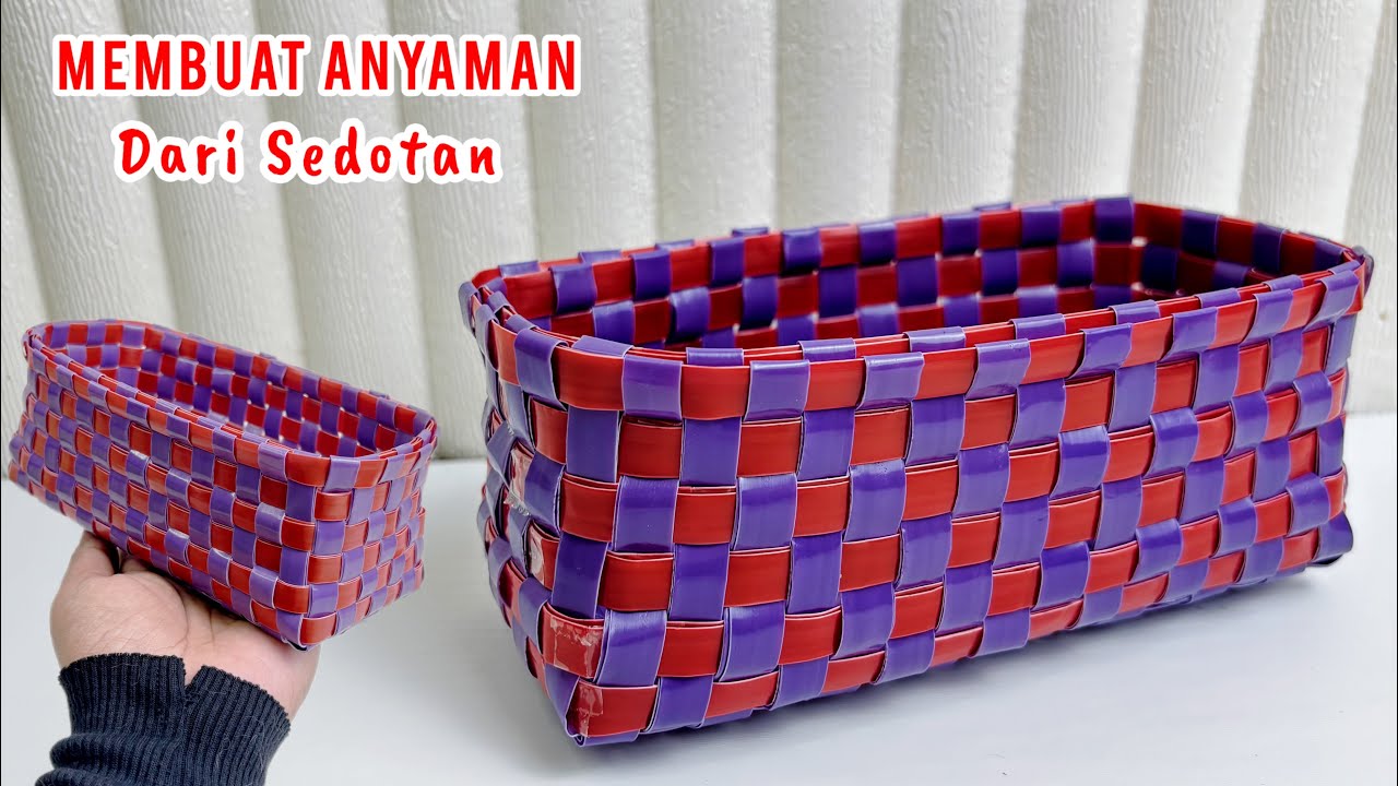 Cara Membuat Anyaman Dari Sedotan || Buat Anyaman Sederhana || Kreasi Anyaman