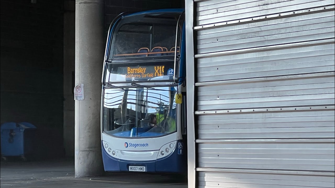 Stagecoach Yorkshire Route Learning X19 Diversion From Barnsley to Doncaster 19104 MX07 HMD