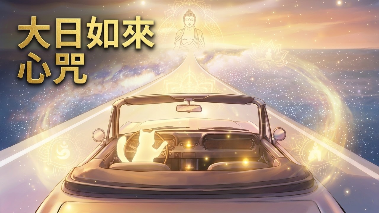 大日如來心咒【毗盧遮那佛咒】｜ Vairocana｜(City Pop / Soft Funk / Groovy Bass) 1小時循環｜現代佛曲、早晨喚醒、深度放鬆、光之沐浴