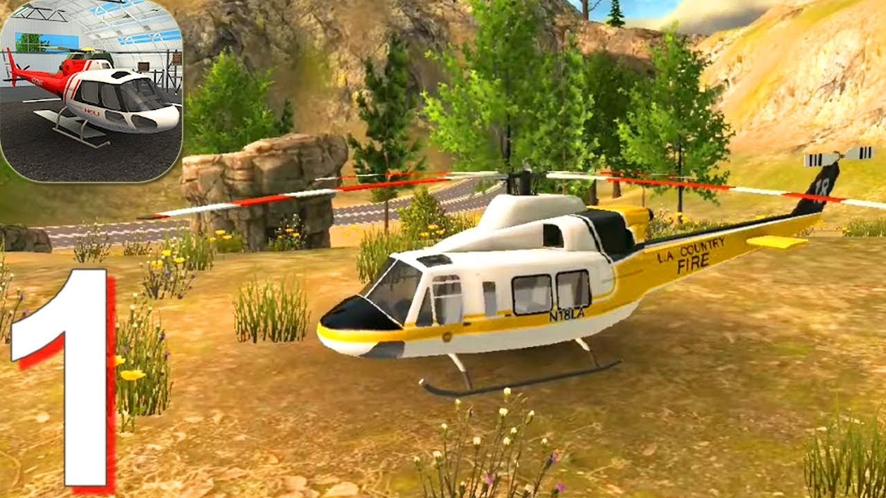 Helicopter Rescue Simulator - Gameplay Walkthrough Part 1 (Android)