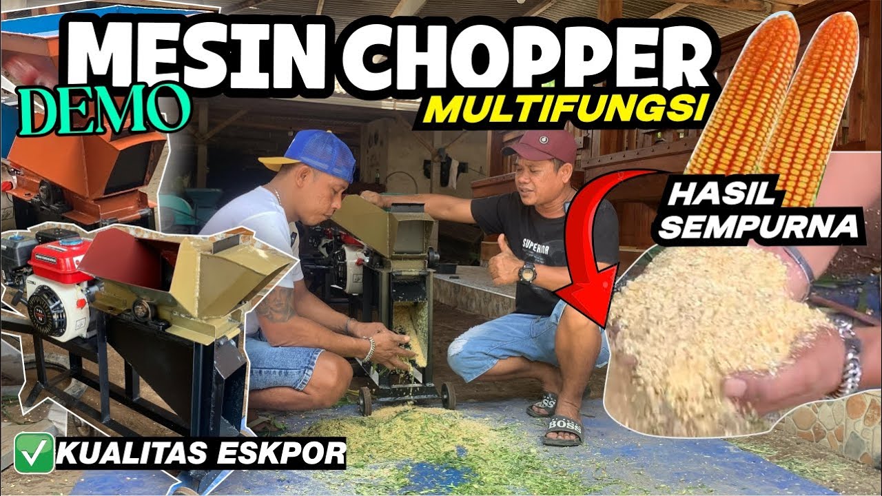 SIAP COD KESELURUH 🇮🇩 ! | MESIN CACAH RUMPUT MULTIFUNGSI TERLARIS 2025 😎‼️🔥