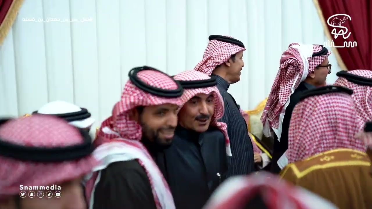 حفل إفتتاح مقر مالك صفر الجزيرة الشيخ / بدر بن حمدان بن ضمنه طيلة أيام مهرجان الملك عبدالعزيز للإبل٧