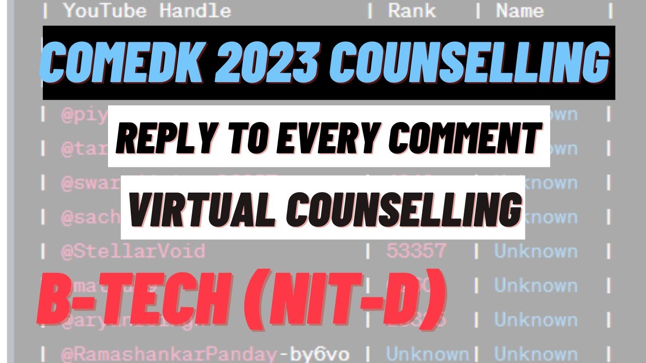COMEDK Virtual Counselling Part-2🔥 | 2023 | Everyone Got College | #comedk2023 #comedkcounselling