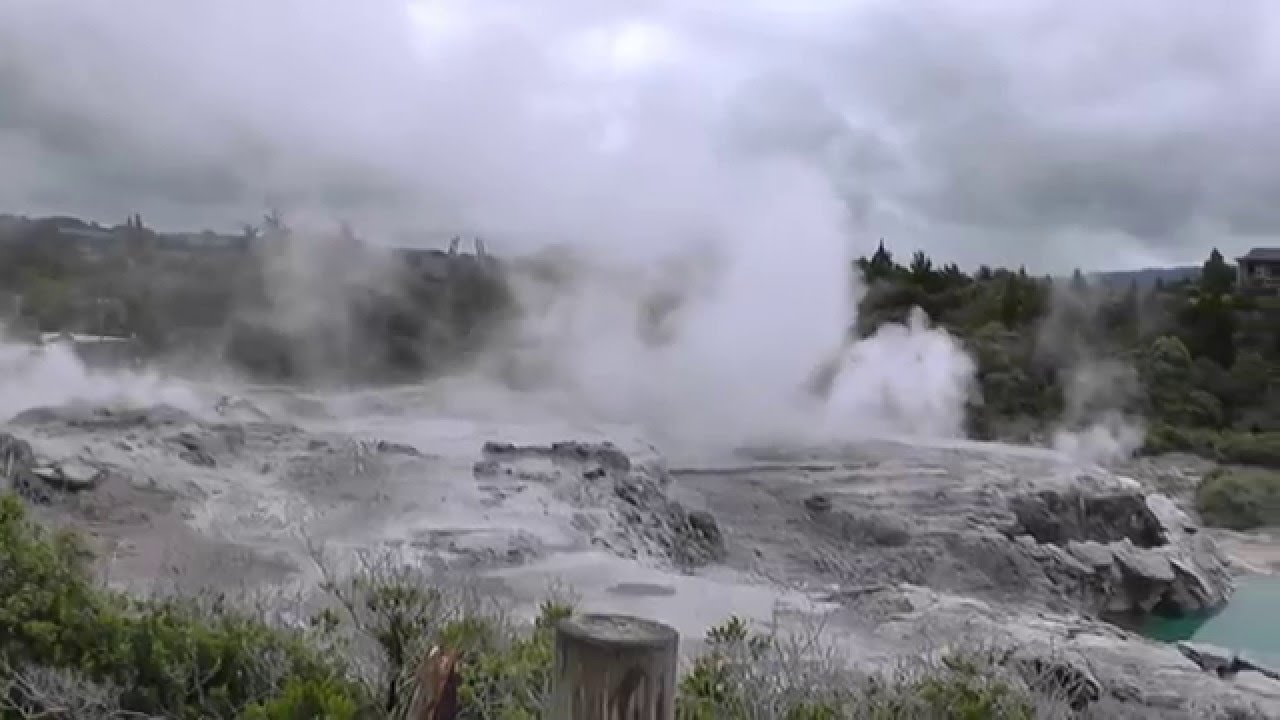 Pohutu geyser, Te Puia, Rotorua, New Zealand