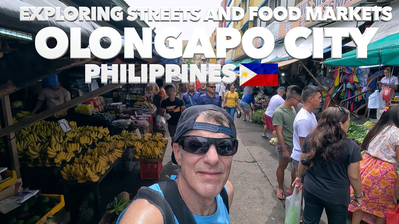 Exploring OLONGAPO CITY Philippines & Food Market Tour | Olongapo's NEW & OLD Market 🇵🇭