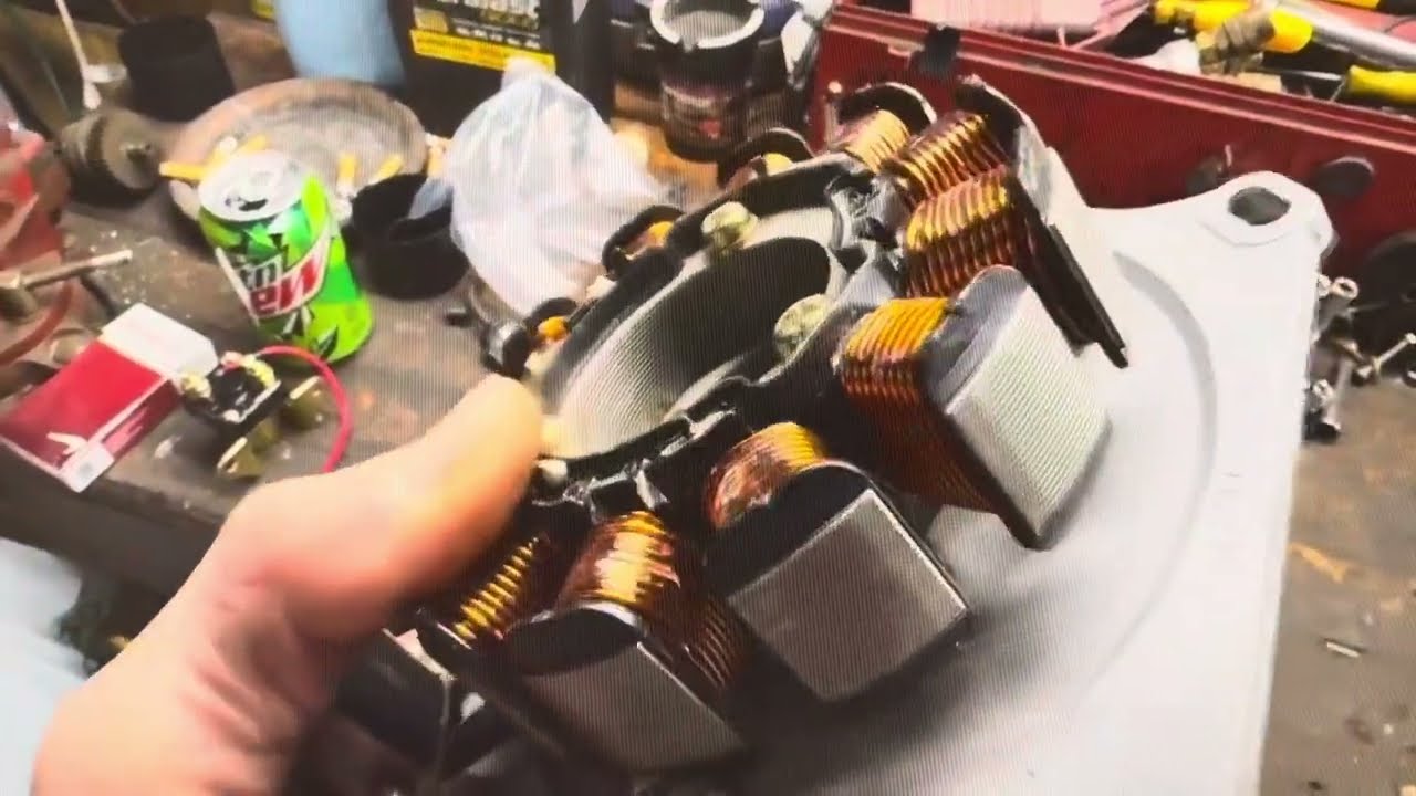 No spark issue? I’ll show you how to change a stator and a cdi on a Polaris sportsman 500.