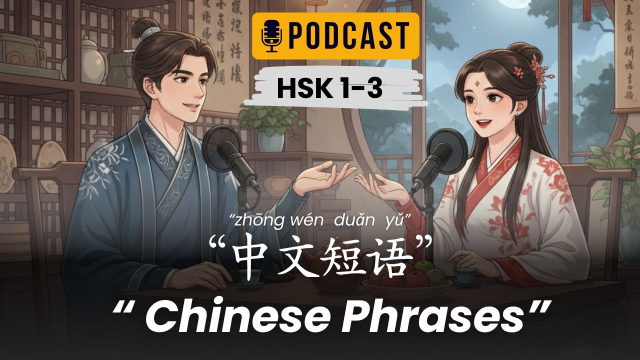 HSK 1-3 l 10 Chinese Phrases to Impress Your Friends l10句让你的朋友刮目相看的中文短语 l Chinese Podcast
