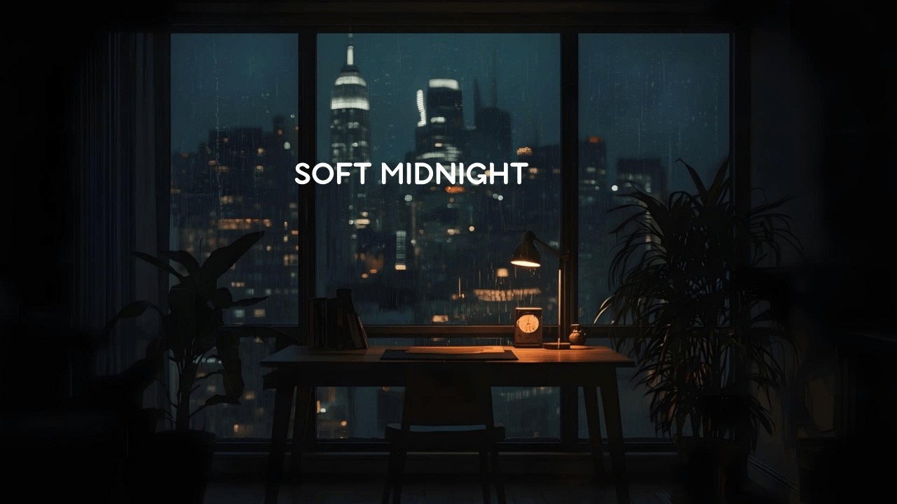 Studying Alone in Tokyo 🌙 Gentle Piano Under City Lights