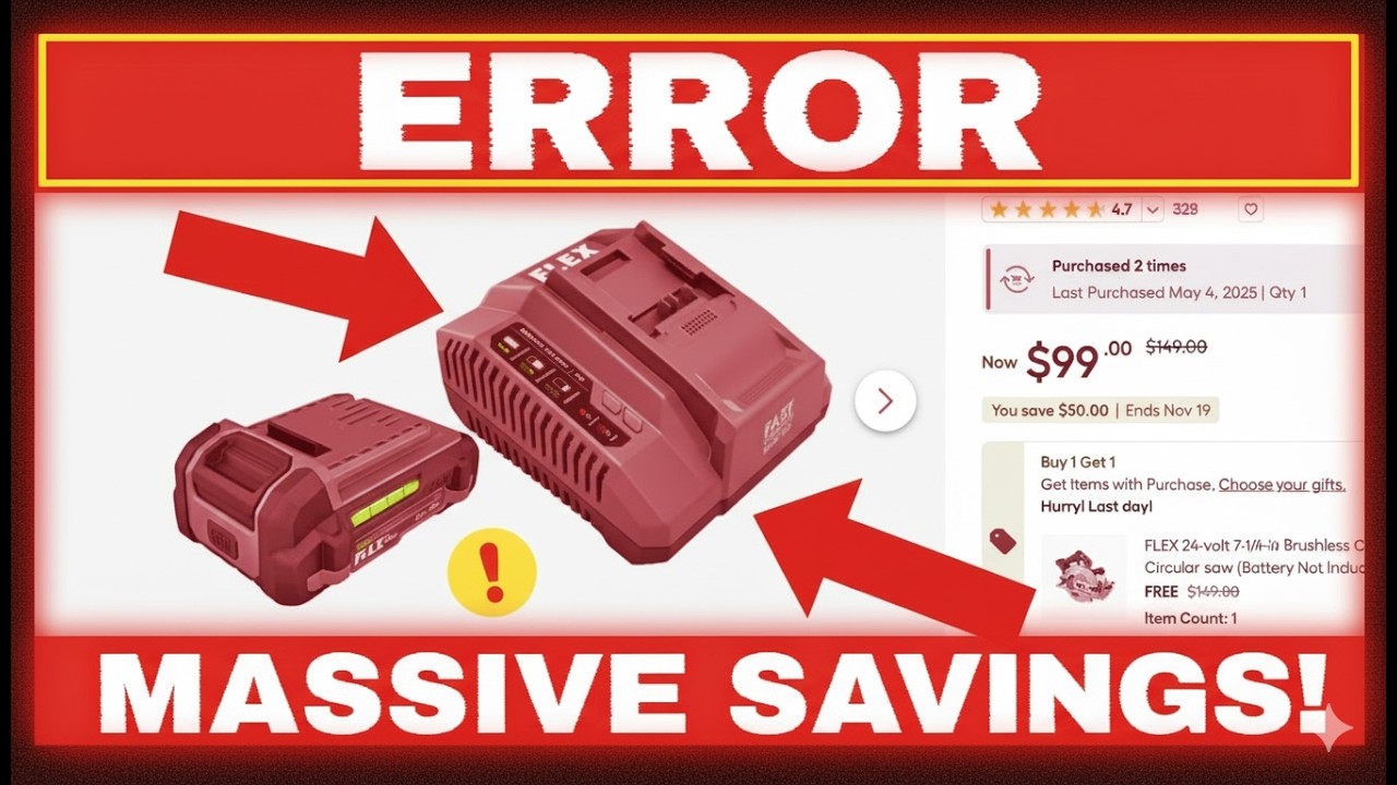 БЕЗУМНЫЙ глюк Flex Tools в Lowe's, который вы НЕ МОЖЕТЕ ПРОПУСТИТЬ!