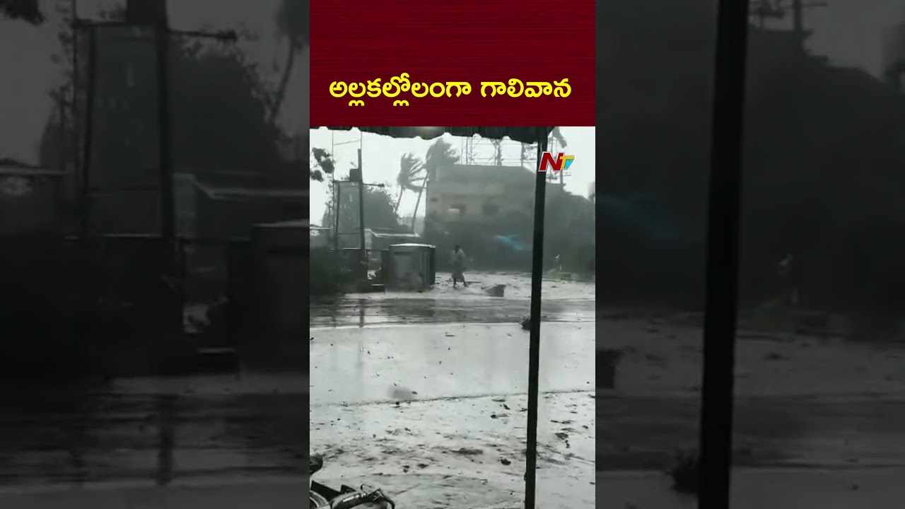 అల్లకల్లోలంగా గాలివాన | Storm Winds | NTV Telugu