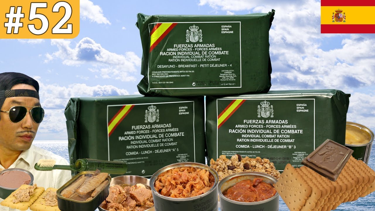 스페인군 전투식량 24시간 완전체 | Spanish Individual Combat Ration 24 Hour | Spanish mre |진상도 리뷰쇼 EP. 52