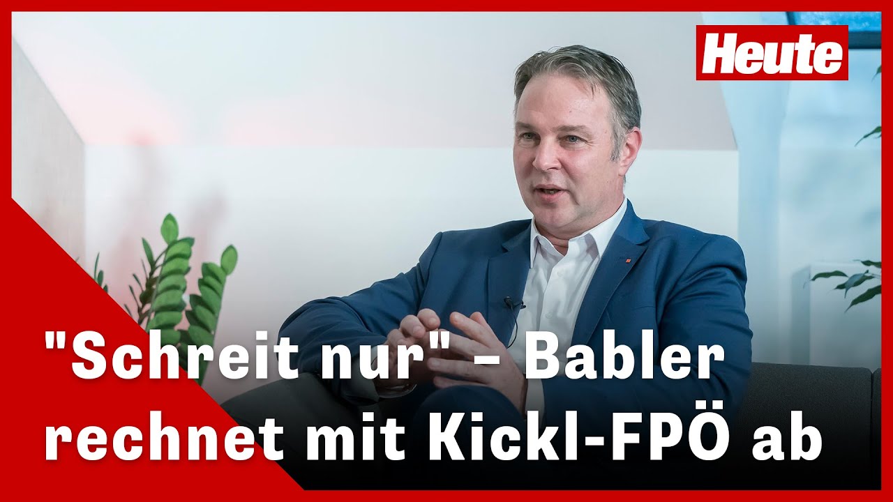 "Schreit nur" – Babler rechnet mit Kickl-FPÖ ab