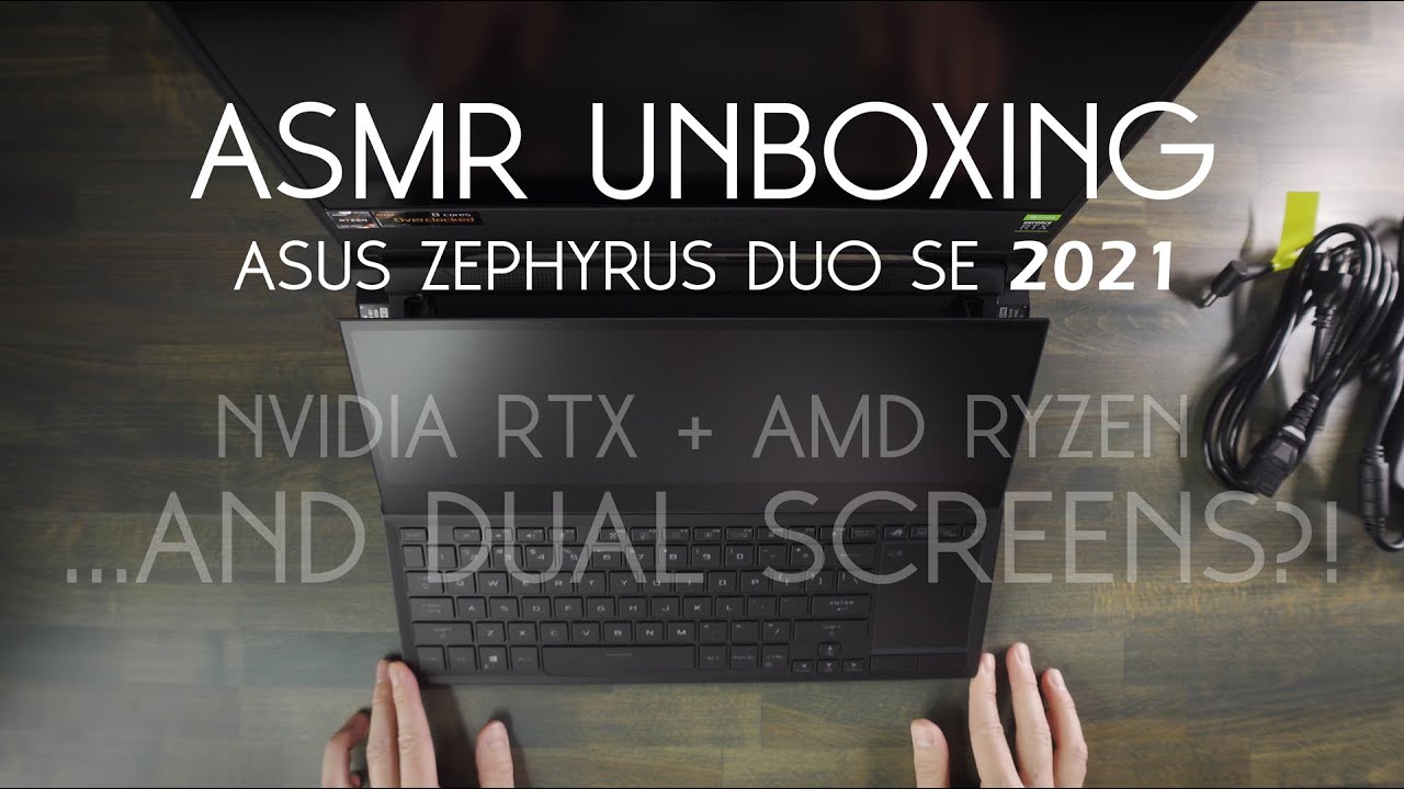 Asus Zephyrus Duo SE 2021 Unboxing ASMR