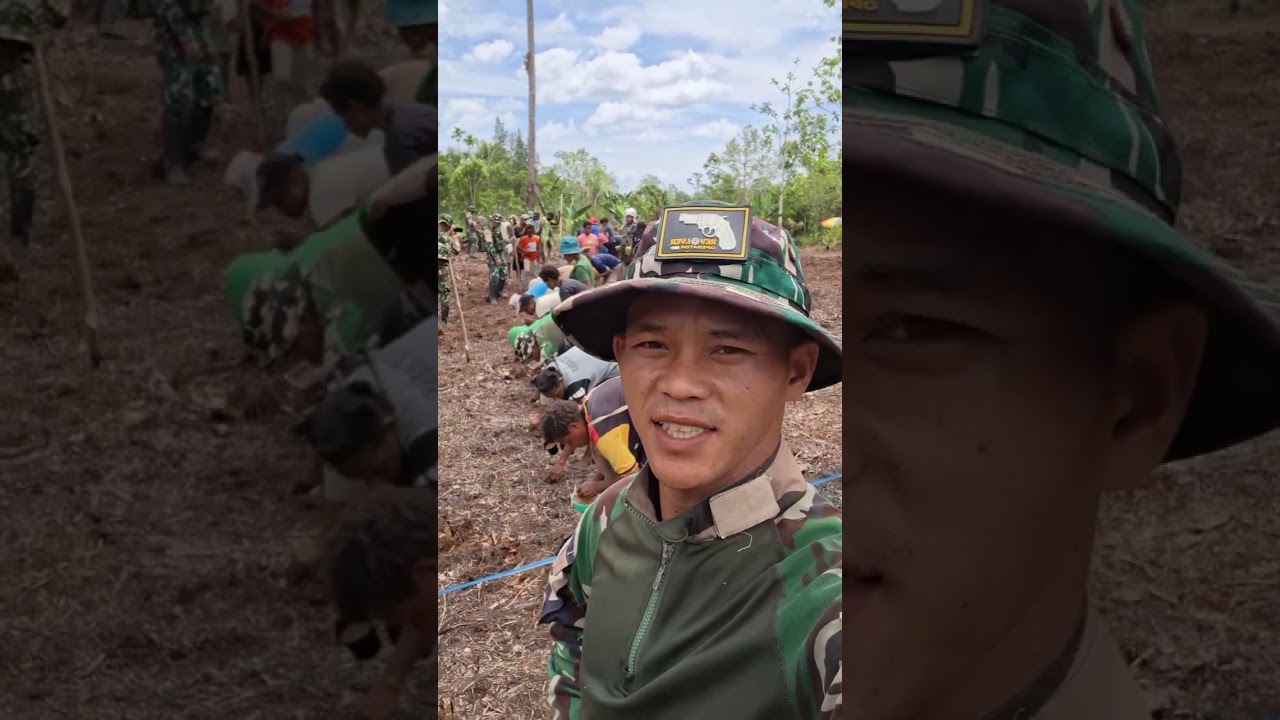 Semangat org papua itu tdk bisa di ragukan#lahan#padigogo#papua#aryanzega 