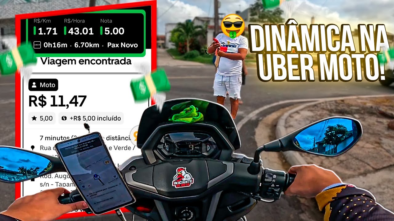 UBER E 99 MOTO de NMAX 160! DINÂMICA ESTRALANDO!!