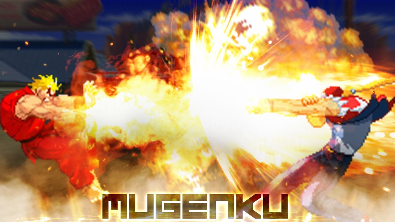 Fire Power Ken Burn vs Terry Bogard. Fire vs Explosion! Street Fighter MUGEN