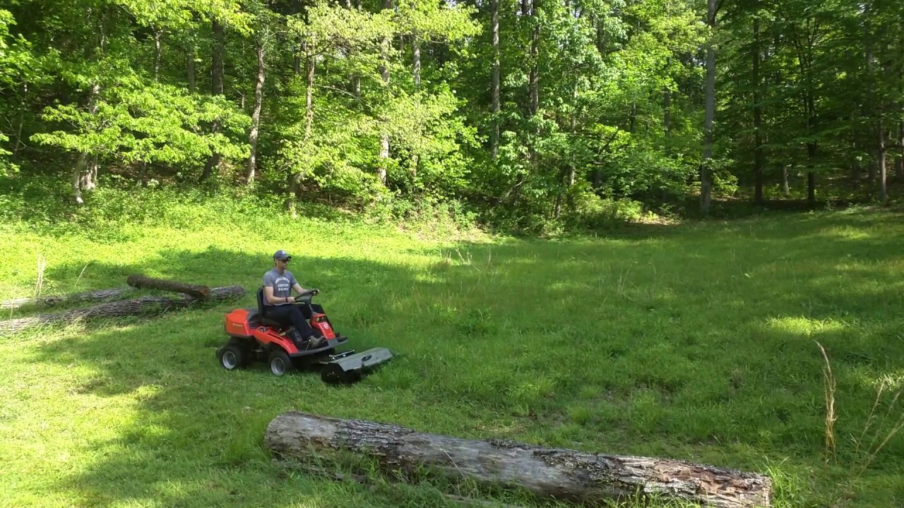 Husqvarna R322T and Kova  Flail Mower