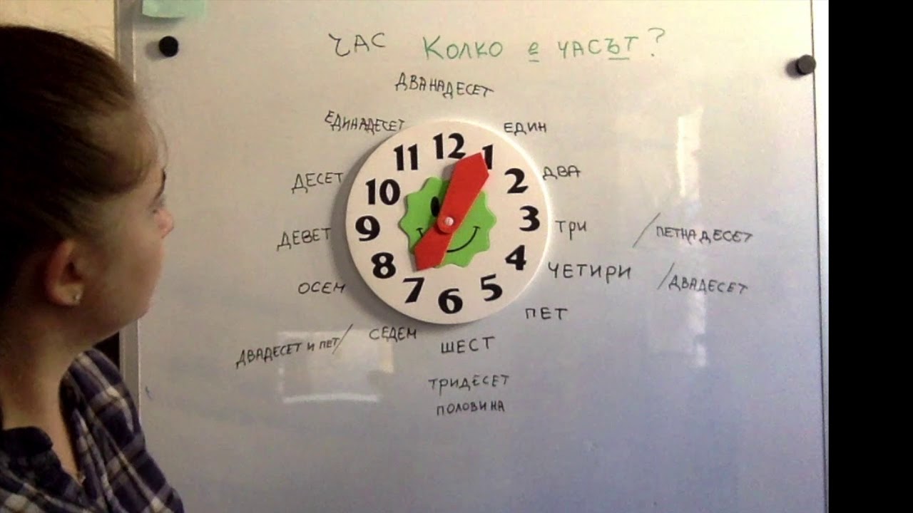 How to tell the time in Bulgarian