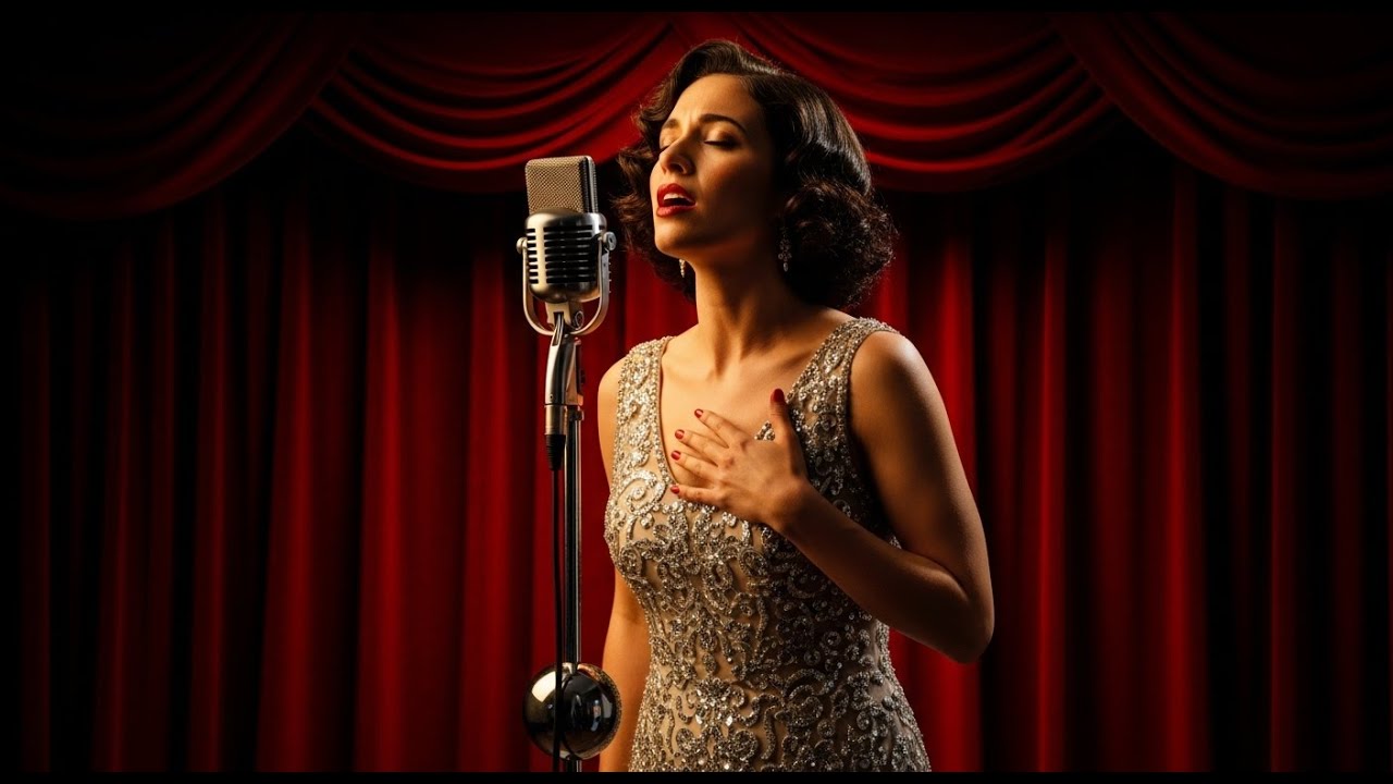 Old Hollywood Jazz Bar 🎬 Timeless Glamour & 1940s Swing Music