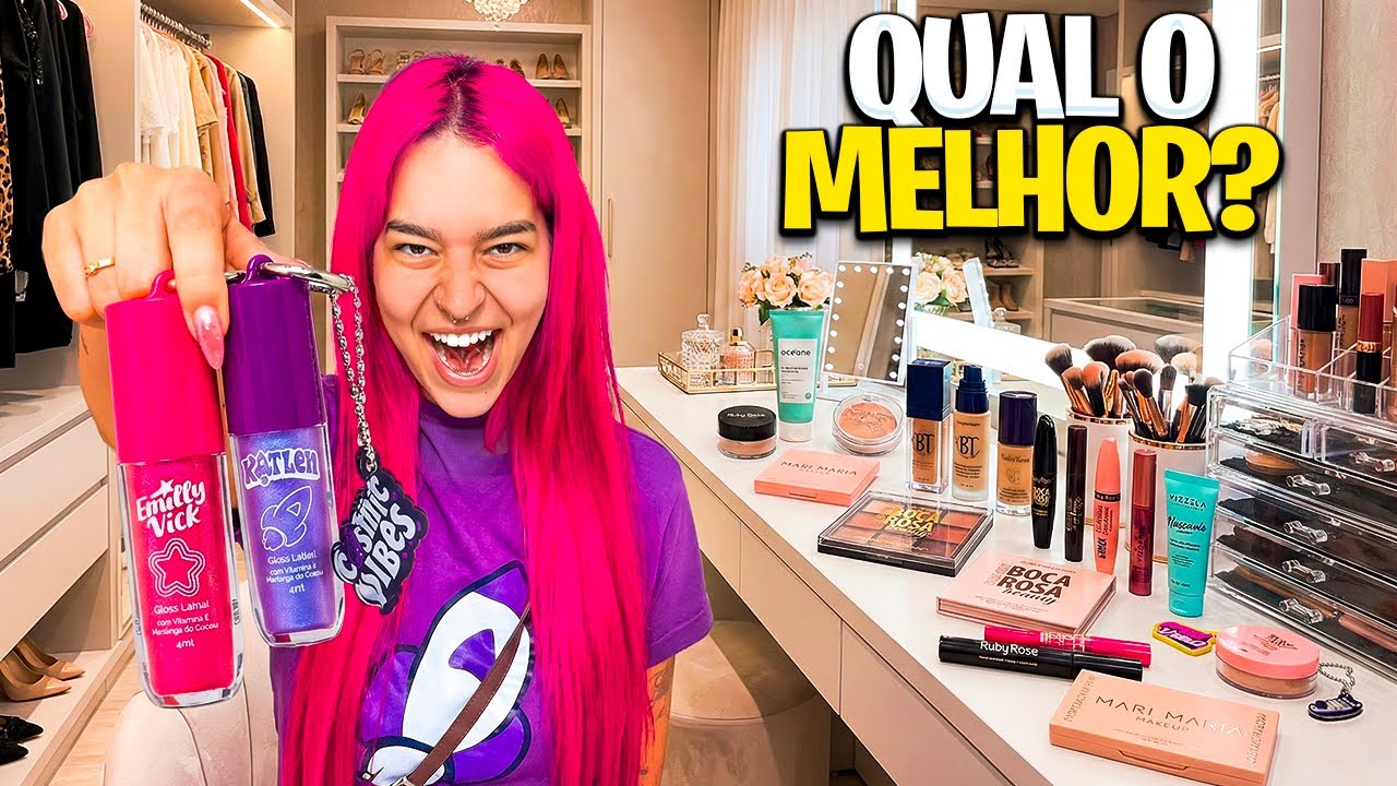 JULGANDO MAQUIAGENS DE FAMOSOS *novo lançamento
