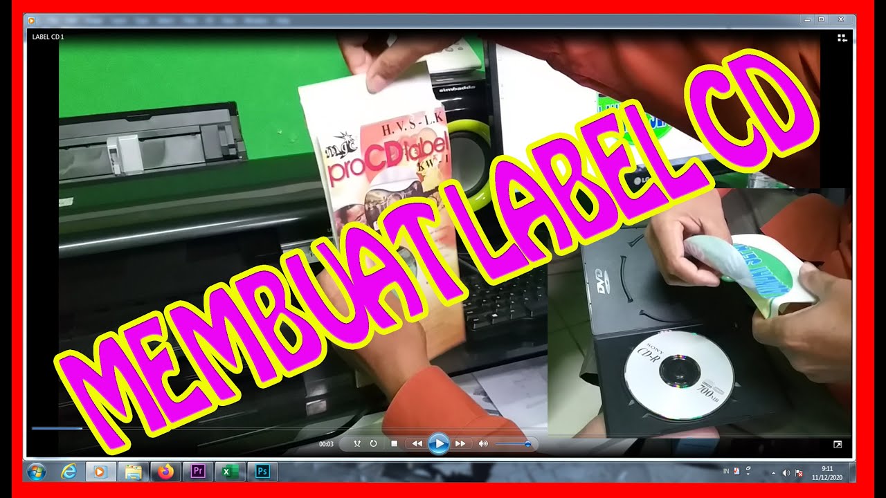 CARA MEMBUAT LABEL CD DI NERO
