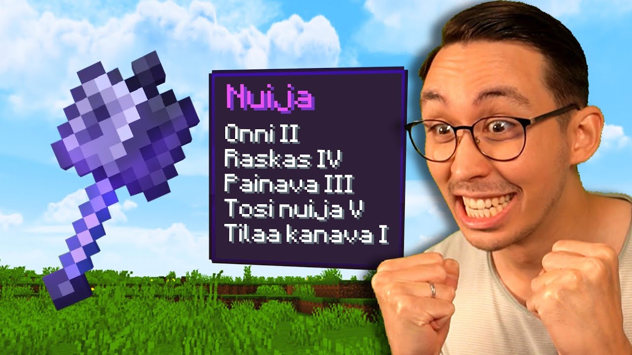 Löysin UUDEN ASEEN Minecraftissa!